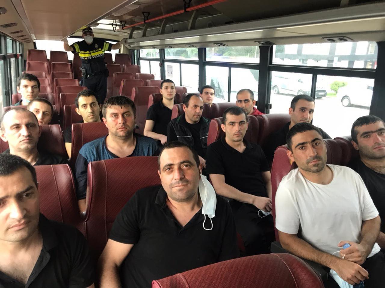 Fifteen Armenians POWs Return Home From Azerbaijani Captivity.