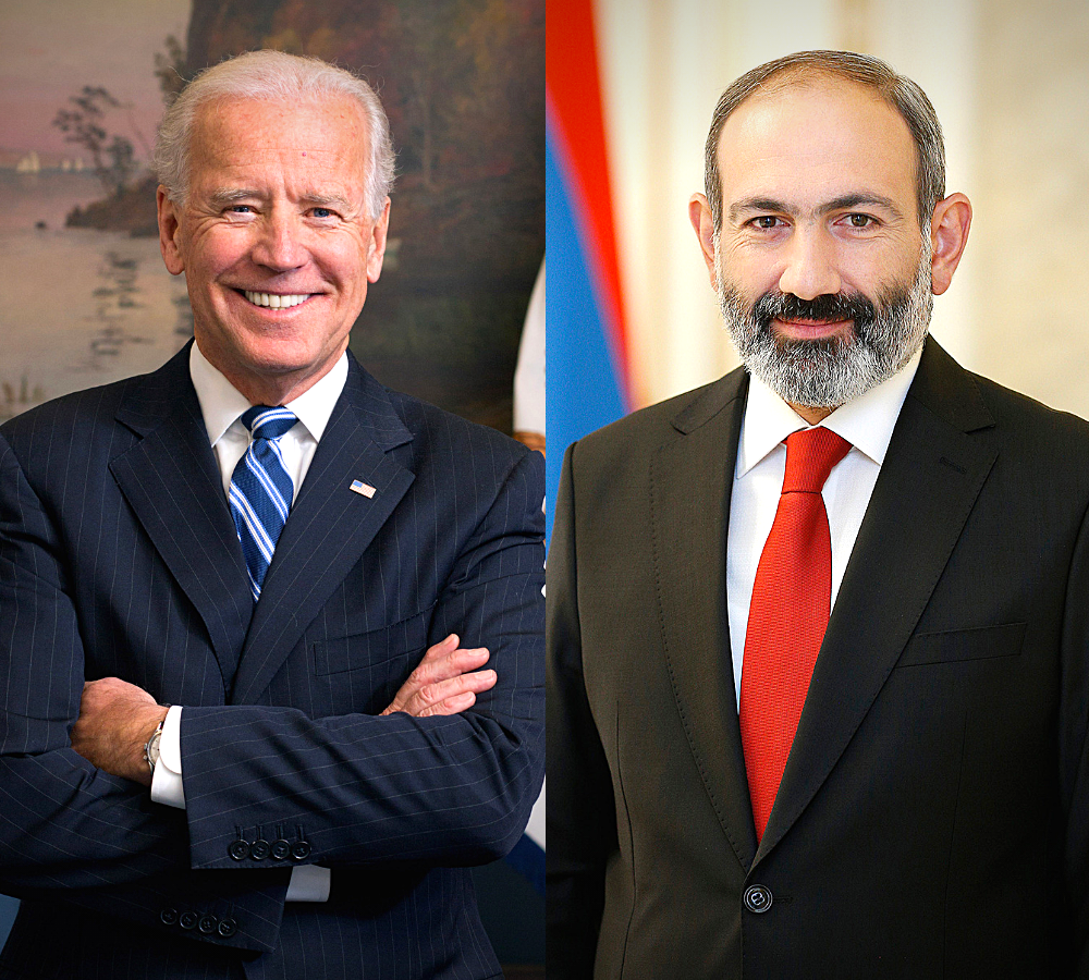 PM Pashinyan Congratulates Joe Biden on His Victory, Reminds Him of His Pledges To His Armenian Constituents.