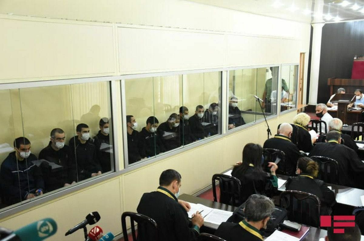 The Illegal Trial of 14 Armenian POWs Who Were Kidnapped After November 10 Agreement Has Begun In Azerbaijan.