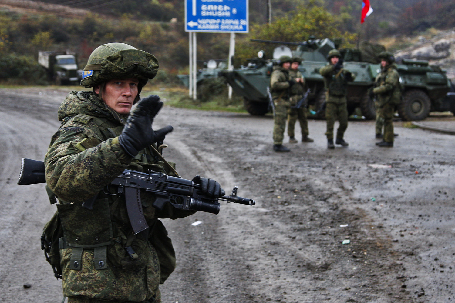 Russian peacekeepers in Artsakh