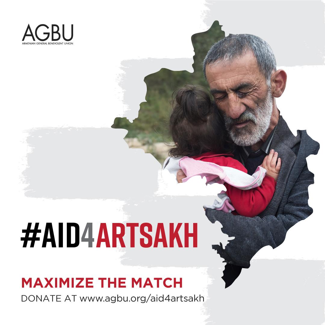 AGBU Announces They'll Match Up To $5 Million Raised For Armenia Fund Starting Today Through Nov. 15.