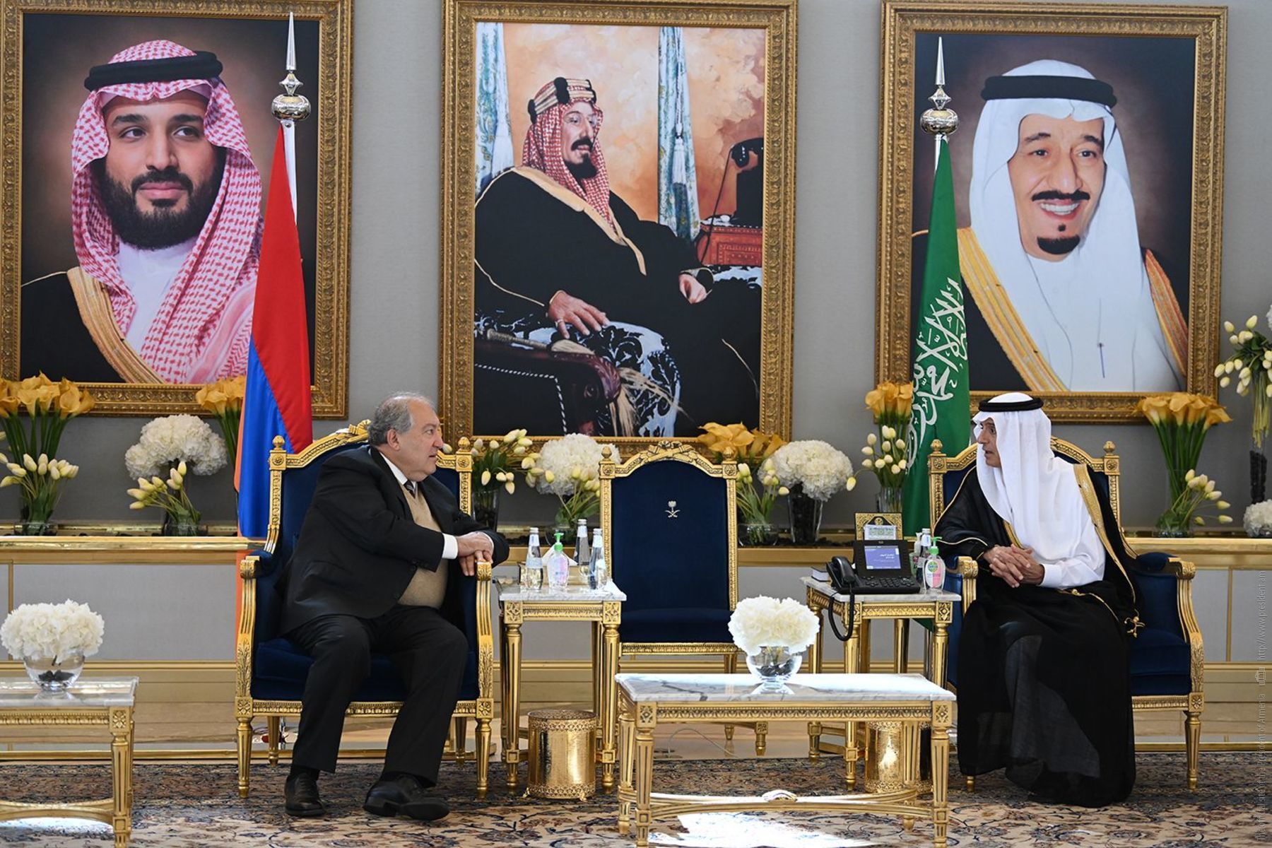 President Sarkissian Pays Historic Visit To Saudi Arabia.