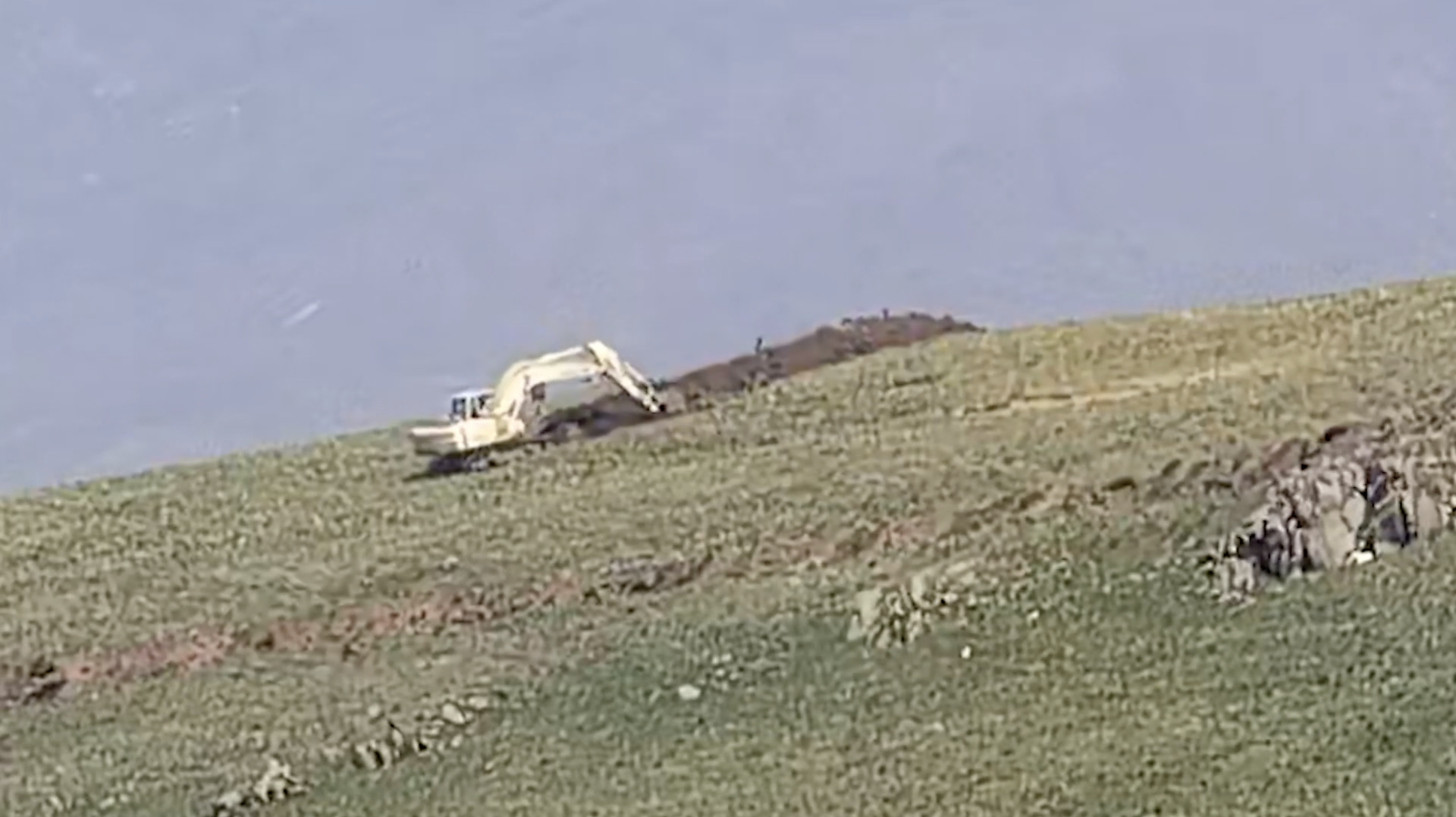 Azeri Forces Attempt Engineering Works On Armenian Territory In Gegharkunik.