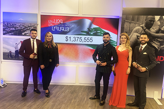 BREAKING NEWS: Almost $1.4 Million Raised During The HyeAid Lebanon Telethon.