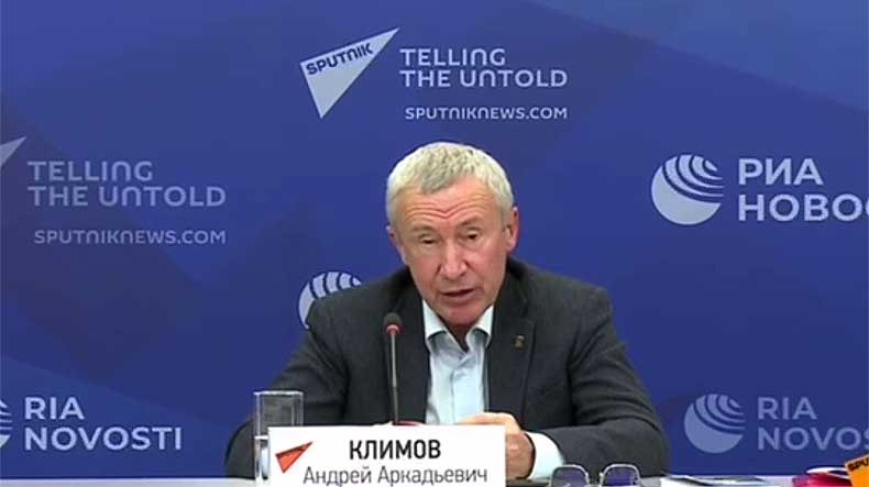 Russian Senator Andrei Klimov