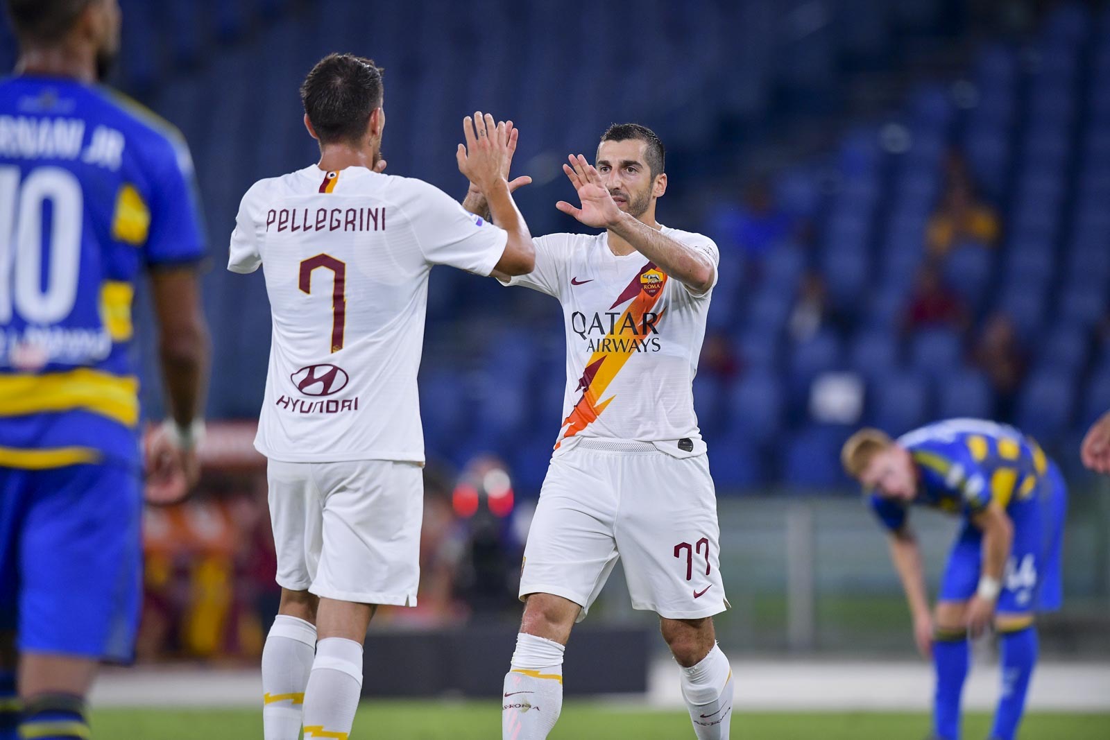 Roma's Mkhitaryan Scores Goal & Grabs Assist In Win Against Napoli.