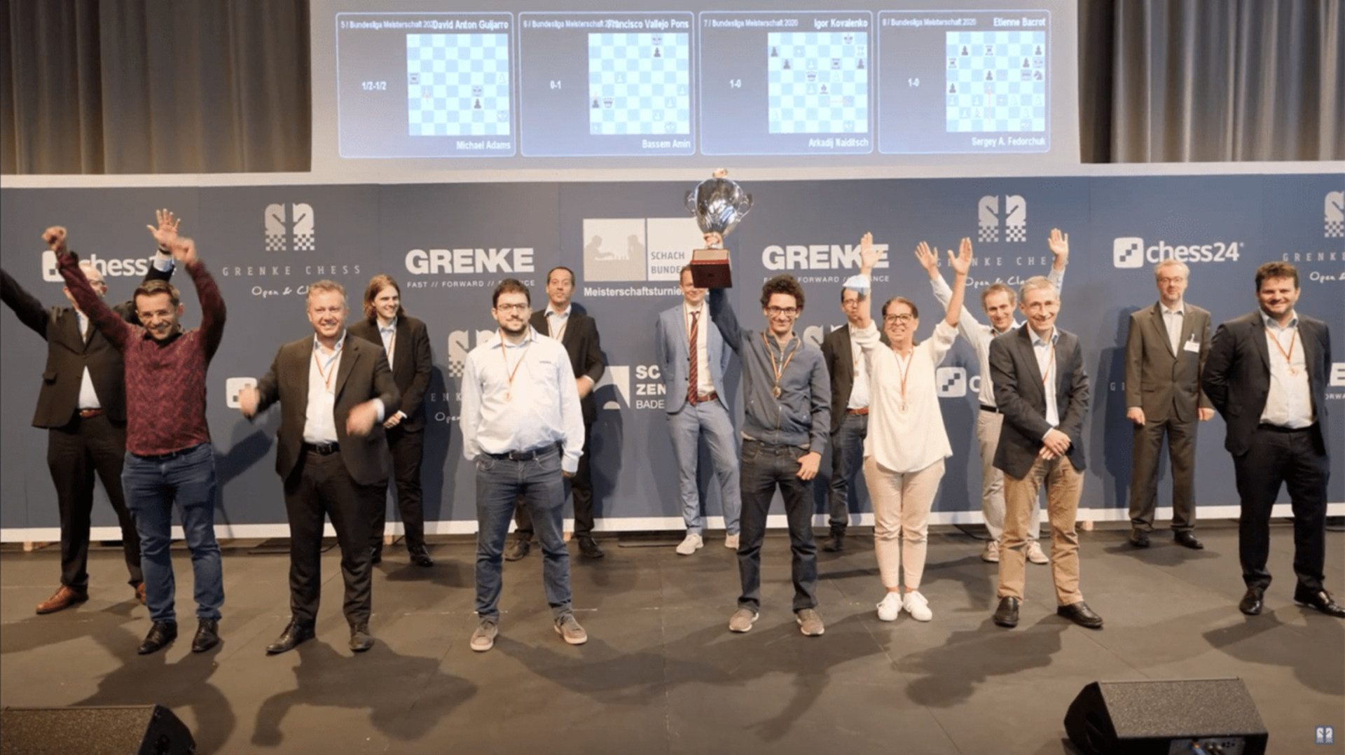 Armenia's Levon Aronian Wins The Bundesliga Title With Baden-Baden.