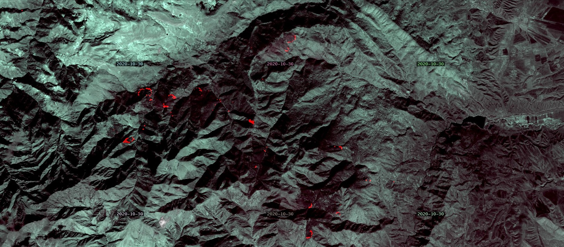 REPORT: Azeris Reportedly Use White Phosophorus, Setting Forests Ablaze Near Artsakh's Shushi & Mataghis.