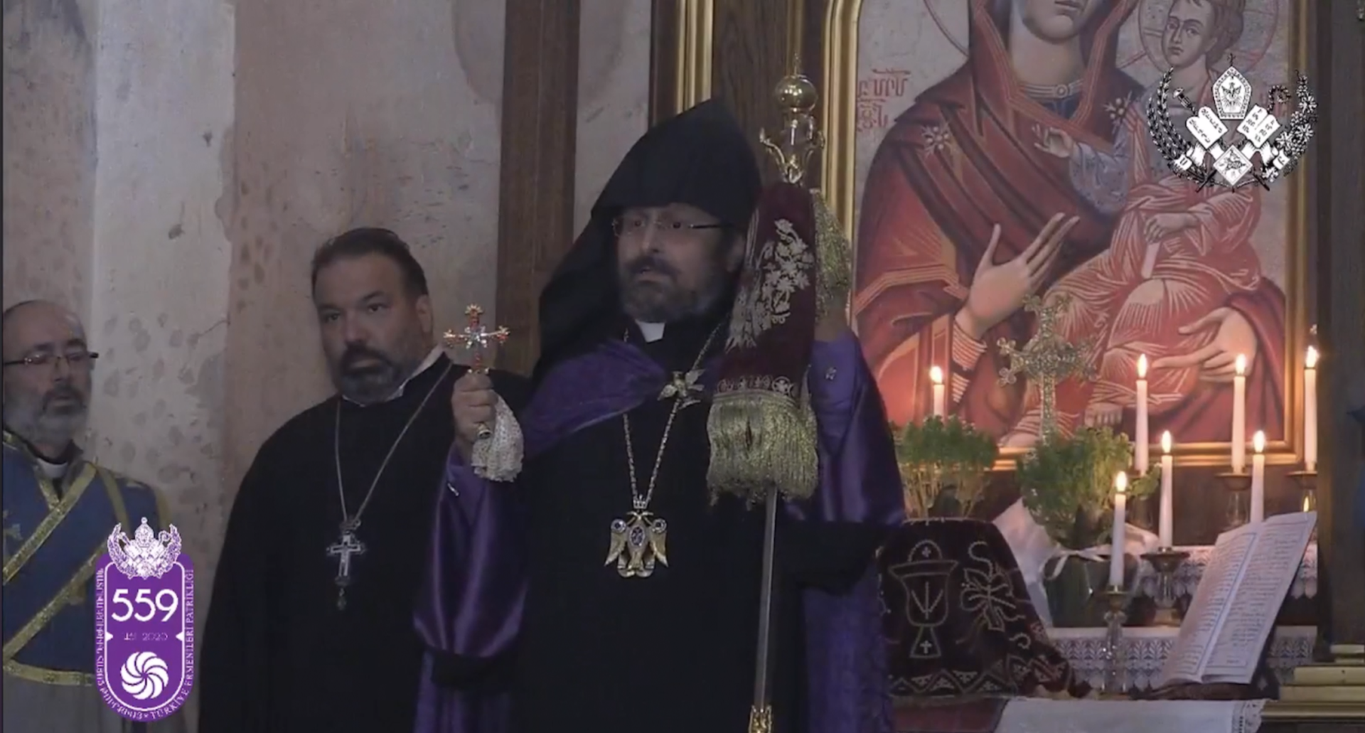 Annual Divine Liturgy At Akhtamar's Holy Cross Armenian Church In Van.