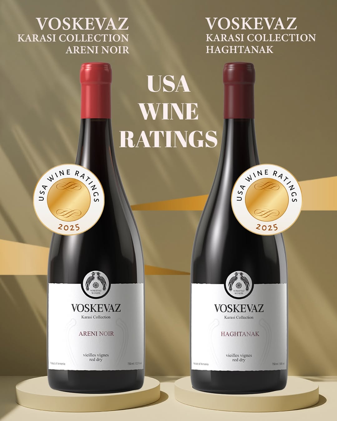 Armenian Wines Voskevaz Karasi Areni Noir And Haghtanak Win