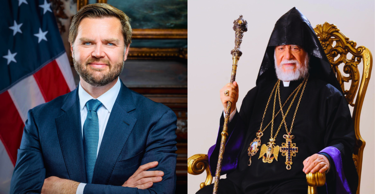 Catholicos Aram I Urges U.S. Vice President J.D. Vance to Secure Release of Artsakh Leaders & Armenian POWs Detained in Baku
